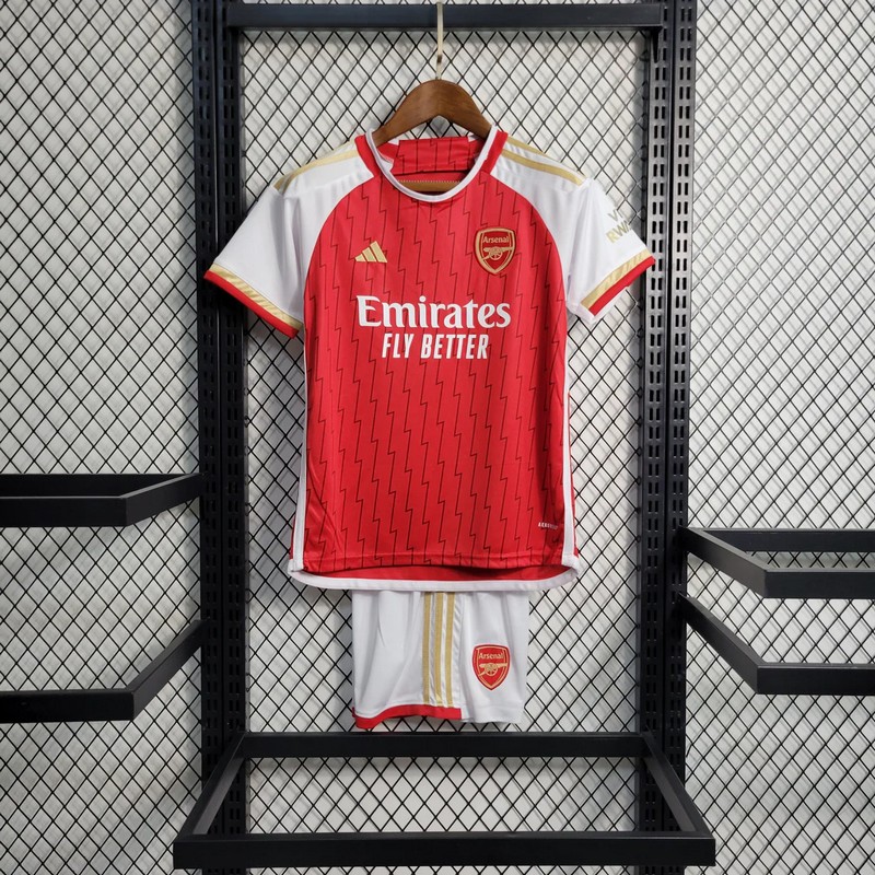 Maillot et short Arsenal 2023/2024 – Enfant – Domicile