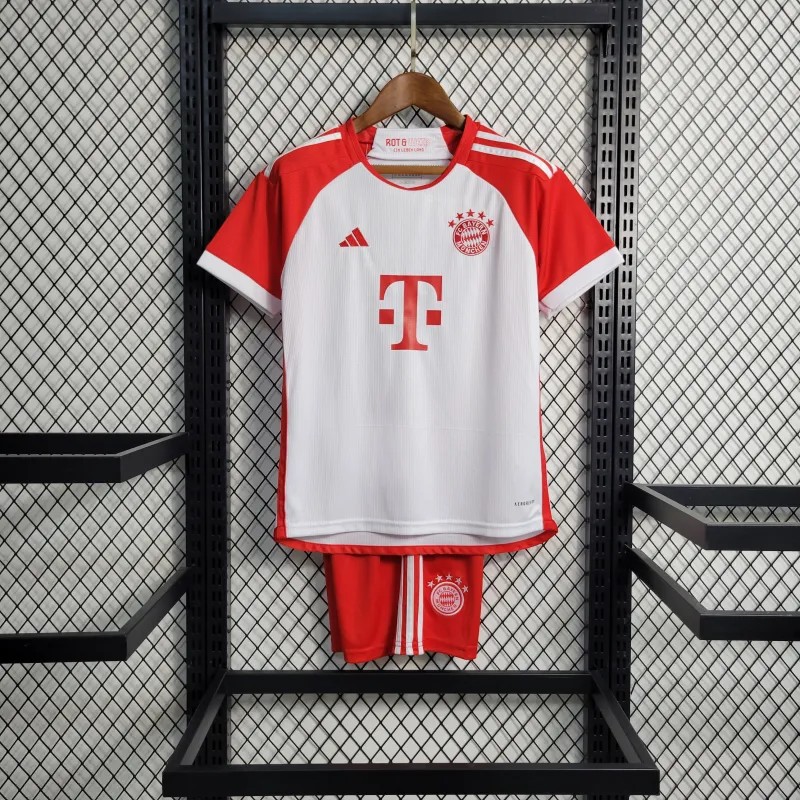 Maillot et short Bayern Munich 2023/2024 – Enfant – Domicile