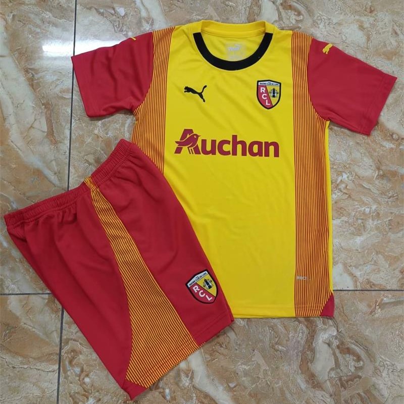 Maillot et short RC Lens 2023/2024 – Enfant – Domicile