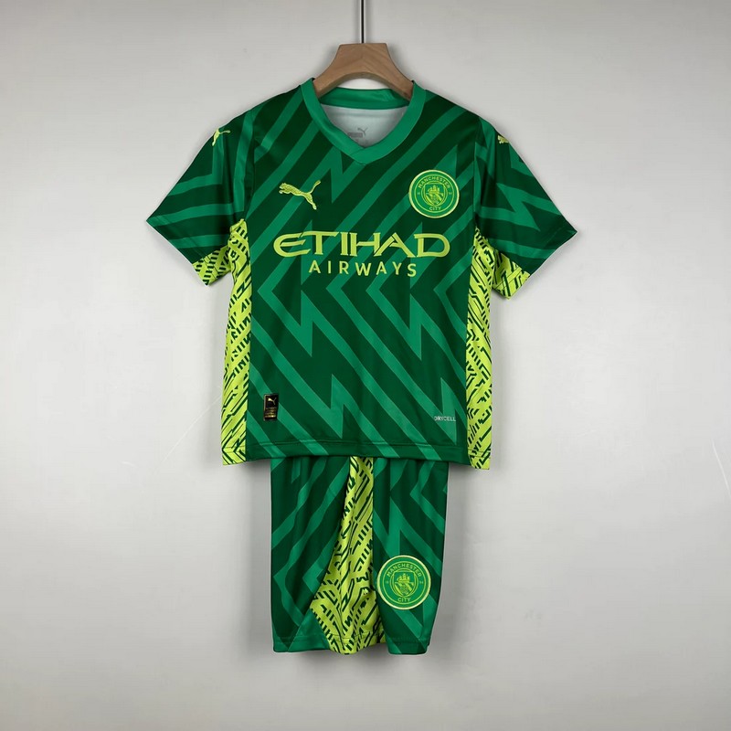 Maillot et short Manchester City 2023/2024 – Enfant – Gardien