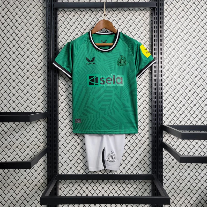 Maillot et short Newcastle 2023/2024 – Enfant – Extérieur