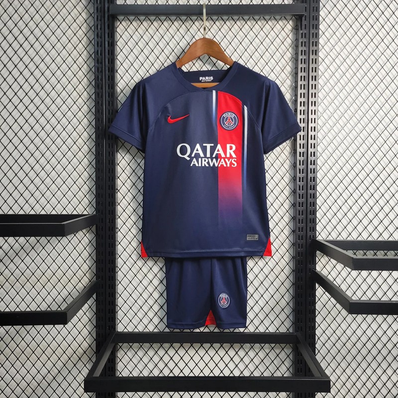 Maillot et short Paris Saint Germain 2023/2024 – Enfant – Domicile