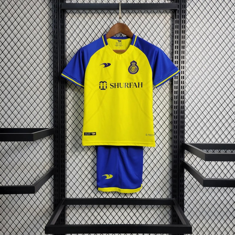 Maillot et short Al-Nassr 2022/2023 – Enfant – Domicile