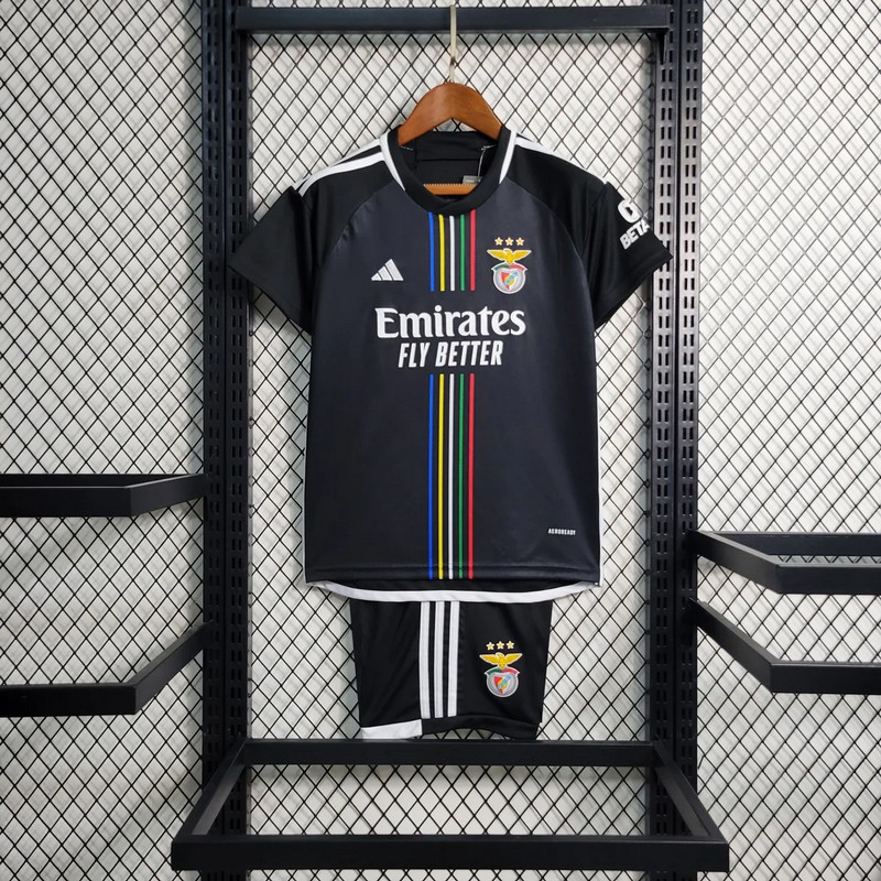 Maillot et short Benfica 2023/2024 – Enfant – Extérieur