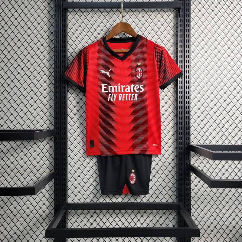 Maillot et short Milan AC 2023/2024 – Enfant – Domicile