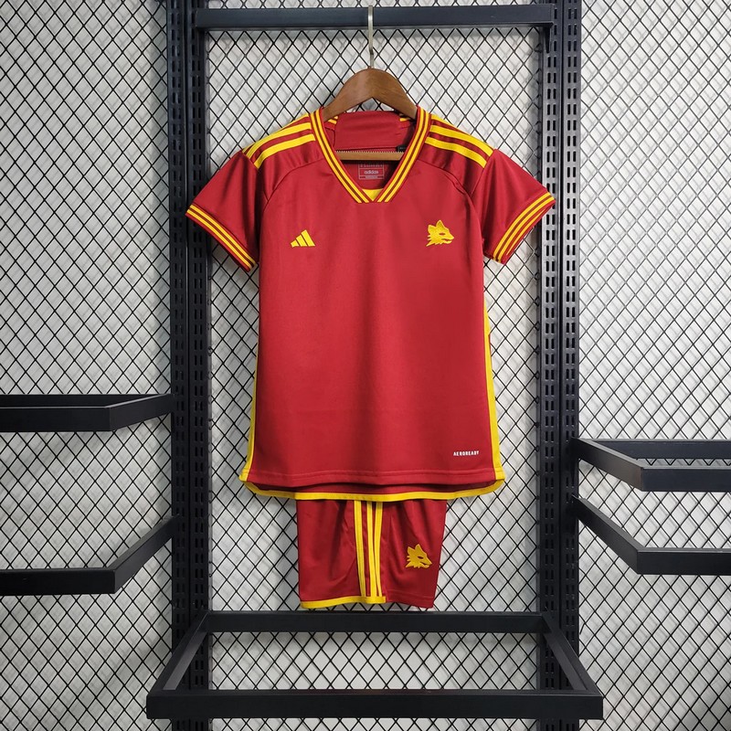 Maillot et short AS Rome 2023/2024 – Enfant – Domicile